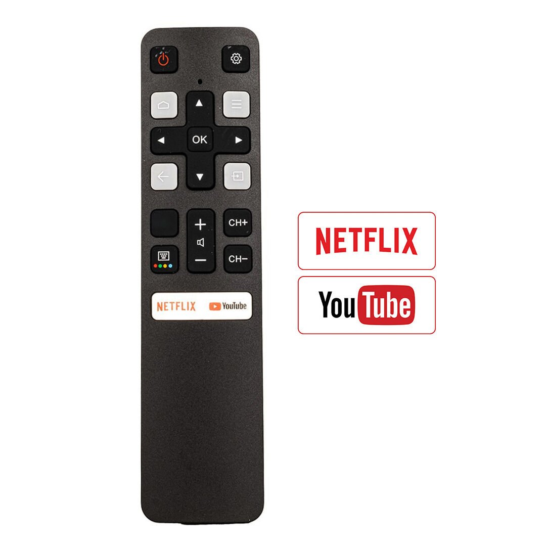 Tcl RC 802V - FNR1 - HTC120 Ses Komutsuz Lcd Led Tv Kumanda