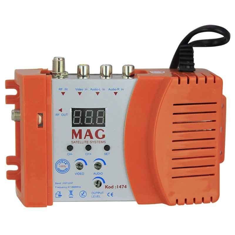 Mag 1474 RF Full Band Led Göstergeli Modülatör