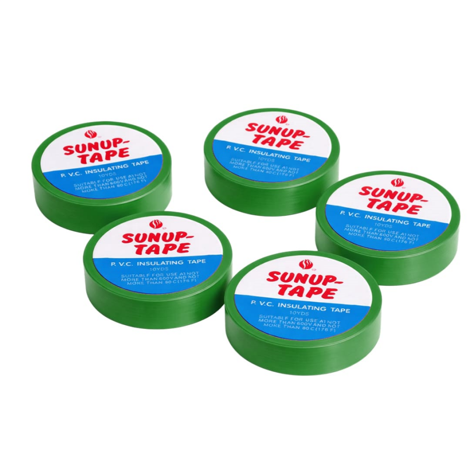 Sunup SN-27923 Yeşil 0.13X18mm İzole PVC Elektrik Yalıtım Bant