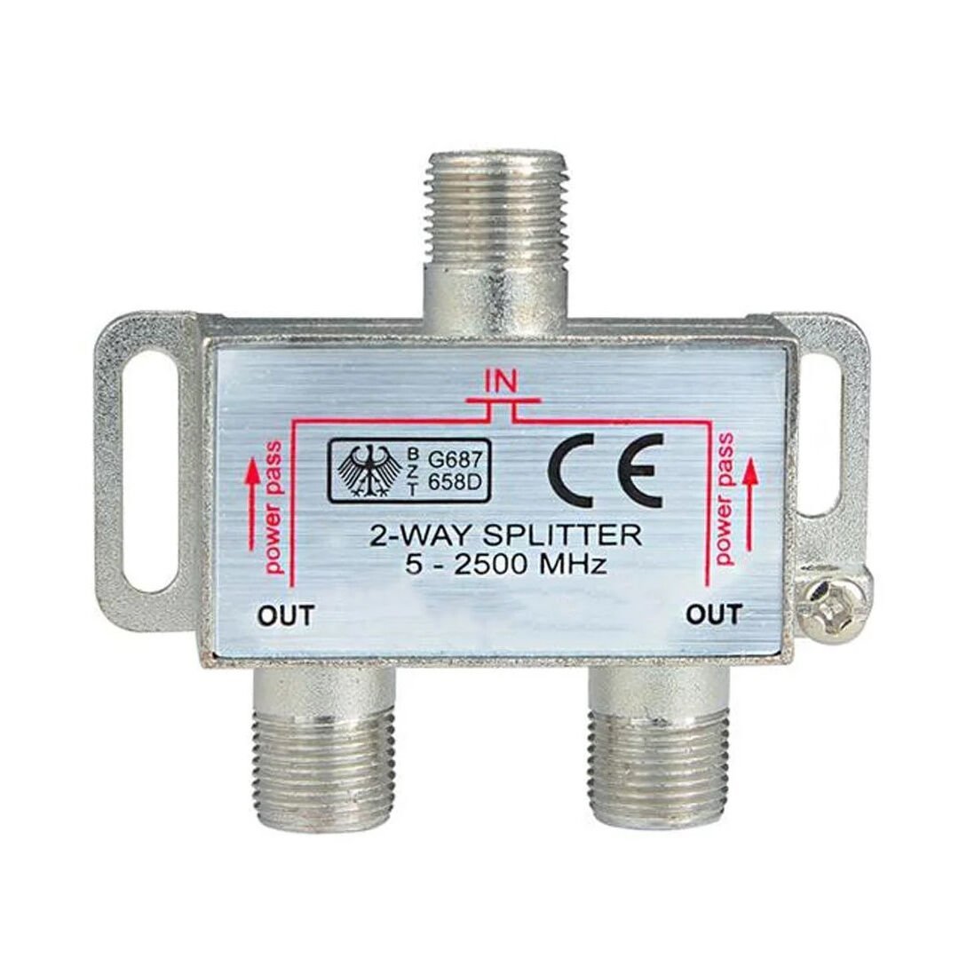 Fully E-335A 5-2500 Mhz 1/2 Splitter