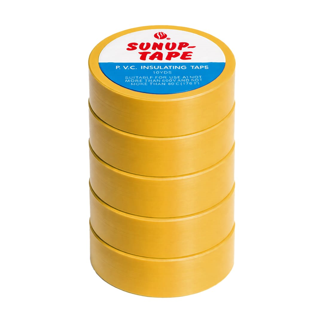 Sunup SN-27921 Sarı 0.13X18mm İzole PVC Elektrik Yalıtım Bant