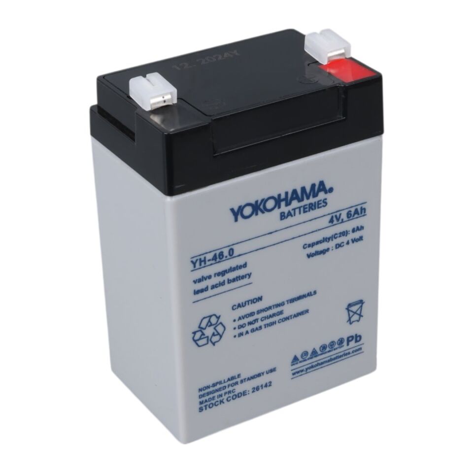 Yokohama YH-46.0 4 Volt - 6 Amper Akü (68x45x95 mm)