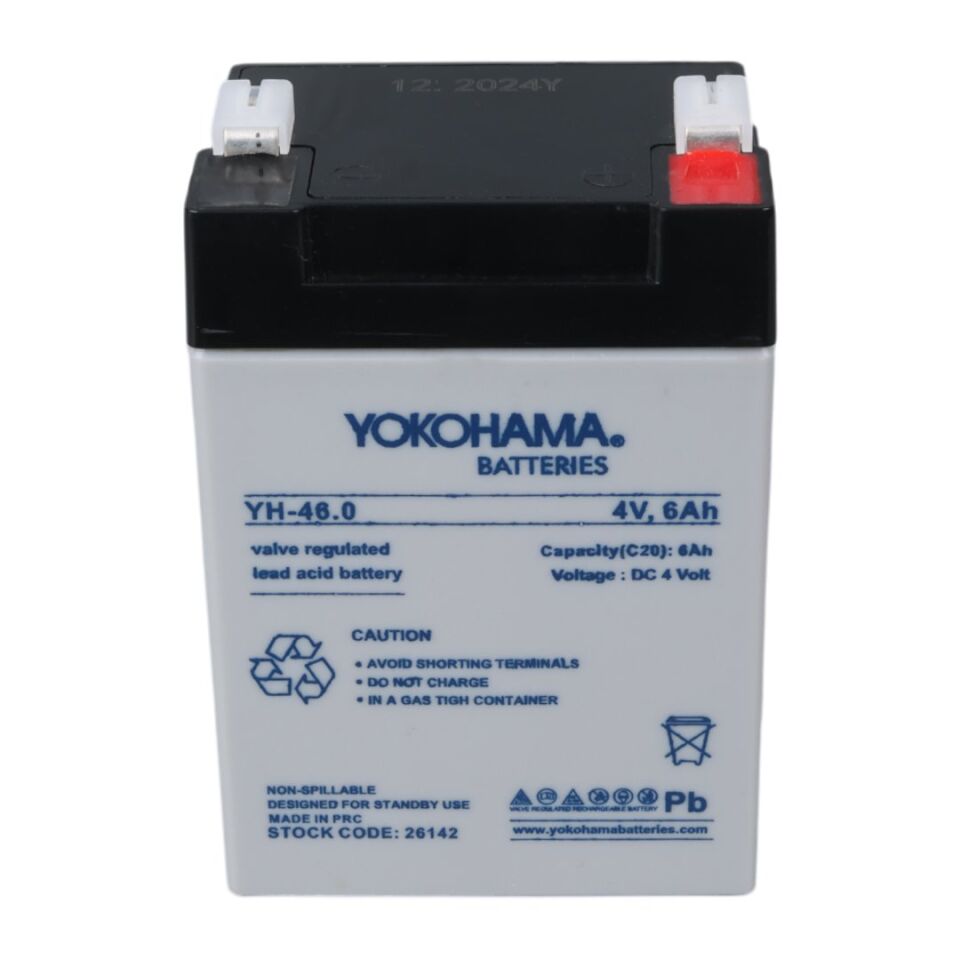 Yokohama YH-46.0 4 Volt - 6 Amper Akü (68x45x95 mm)