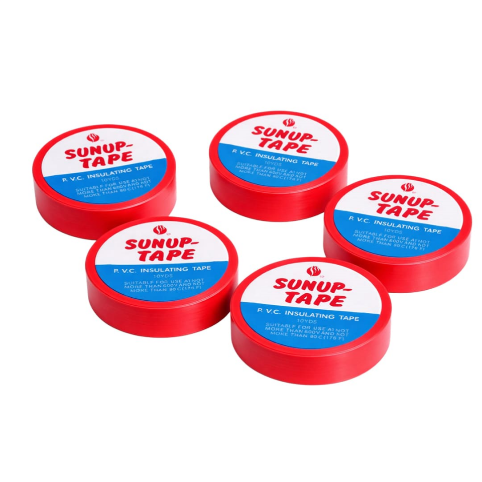 Sunup SN-27920 Kırmızı 0.13X18mm İzole PVC Elektrik Yalıtım Bant