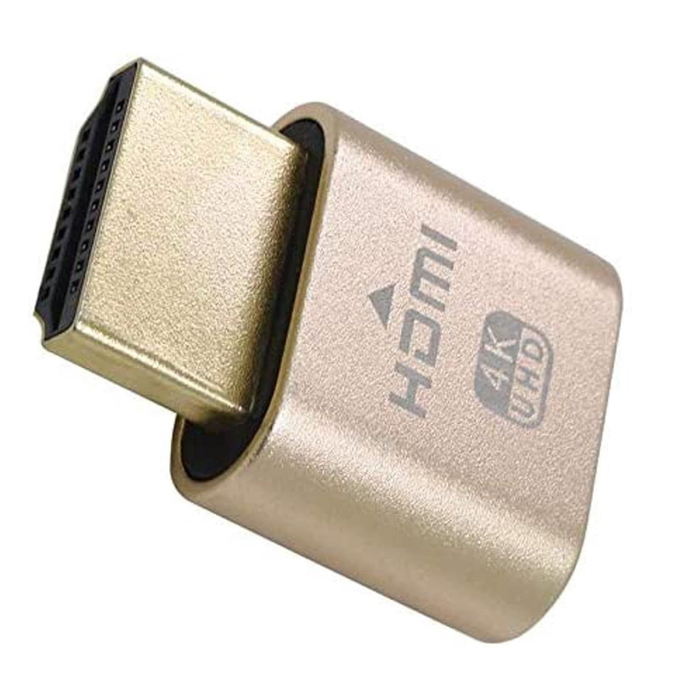 Powermaster PM-29416 HDMI 4K Uhd Dummy Plug Sanal Monitör Ekran Kartı Emülatörü