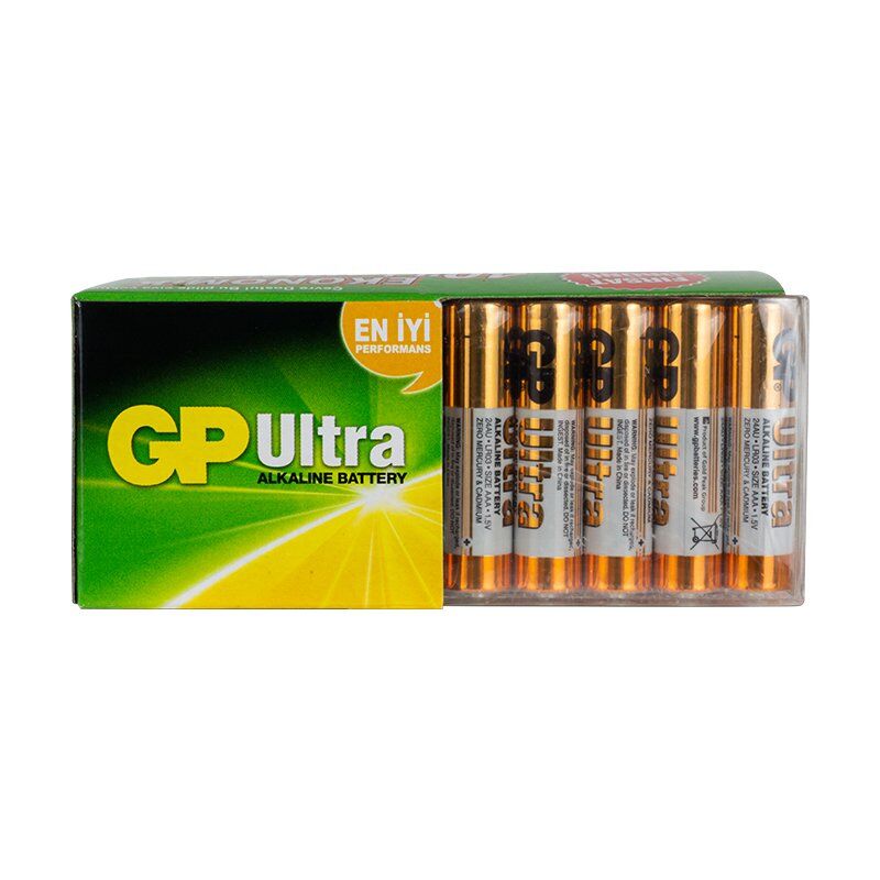 GP 24AU R03 Ultra Alkalin AAA İnce Kalem Pil (40'lı Paket)