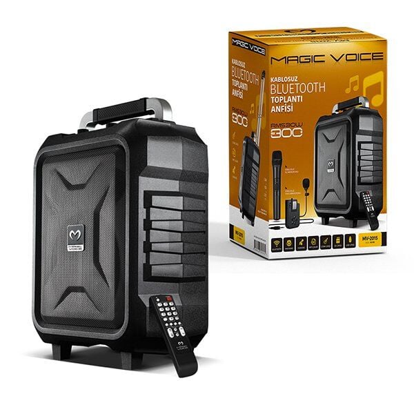 Magicvoice MV-2015 1 El + 1 Yaka Mikrofonlu Taşınabilir Anfi