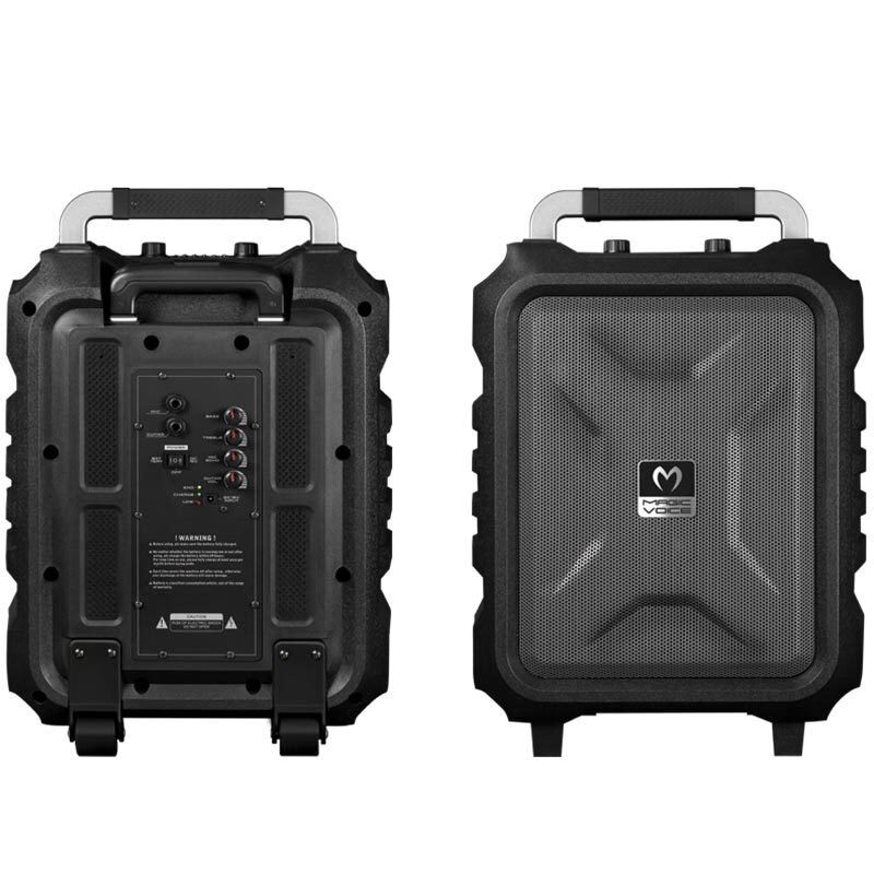 Magicvoice MV-2015 1 El + 1 Yaka Mikrofonlu Taşınabilir Anfi