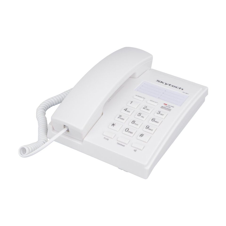 Skytech ST-361 Kablolu Ekransız Masaüstü Ev Telefonu
