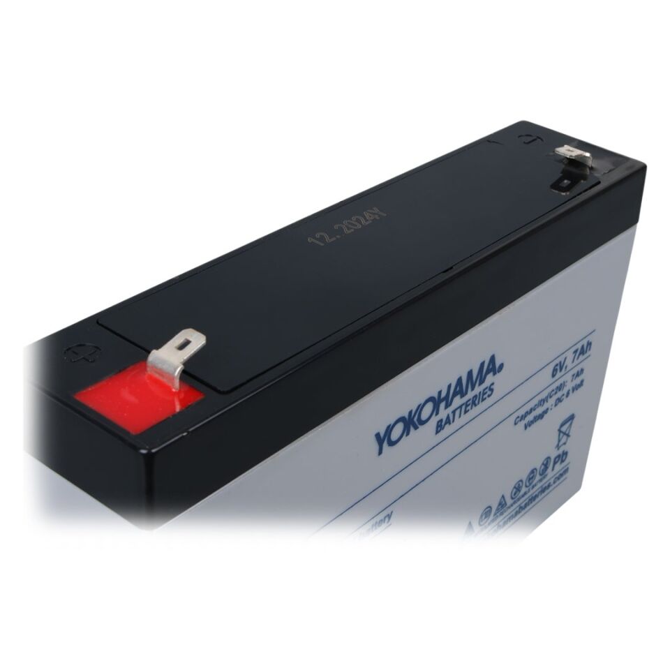 Yokohama YH-67.0 6 Volt - 7 Amper Akü (150x50x94 mm)