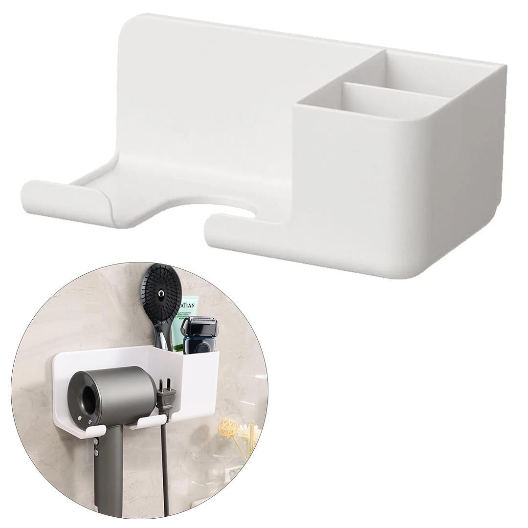 Sunup Banyo Rafı Sabunluk Diş Fırçası Saç Kurutma Makinesi