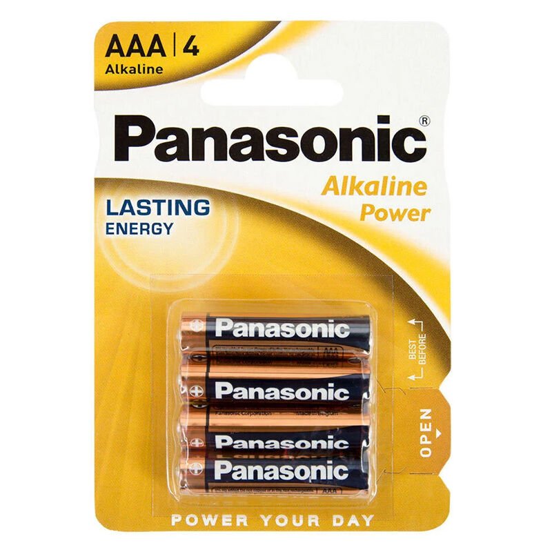 Panasonic LR03 Alkalin Power AAA İnce Kalem Pil (4'lü Paket)
