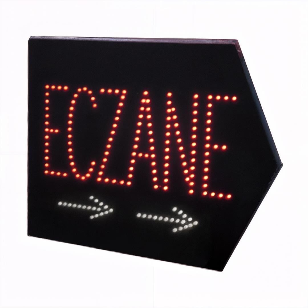 Powermaster PM-28338 Eczane SMD LED Tabelası Sağ OK Yönlü