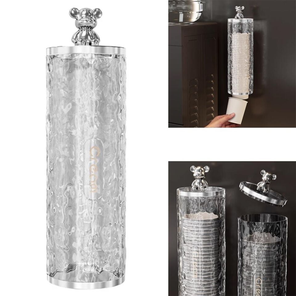Sunup SN-27110 Kendinden Yapışkanlı Plastik - Karton Bardak Dispenseri