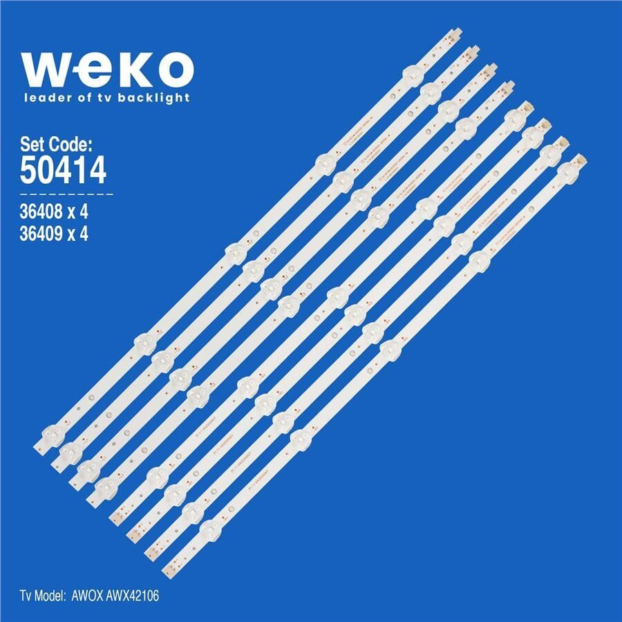 Wkset-5414 36408X4 36409X4 Sj.Hz.D4200502-2835A 8 Adet Led Bar