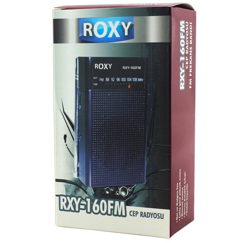 Roxy RXY-160FM Cep Tipi Pilli Mini Analog FM Radyo