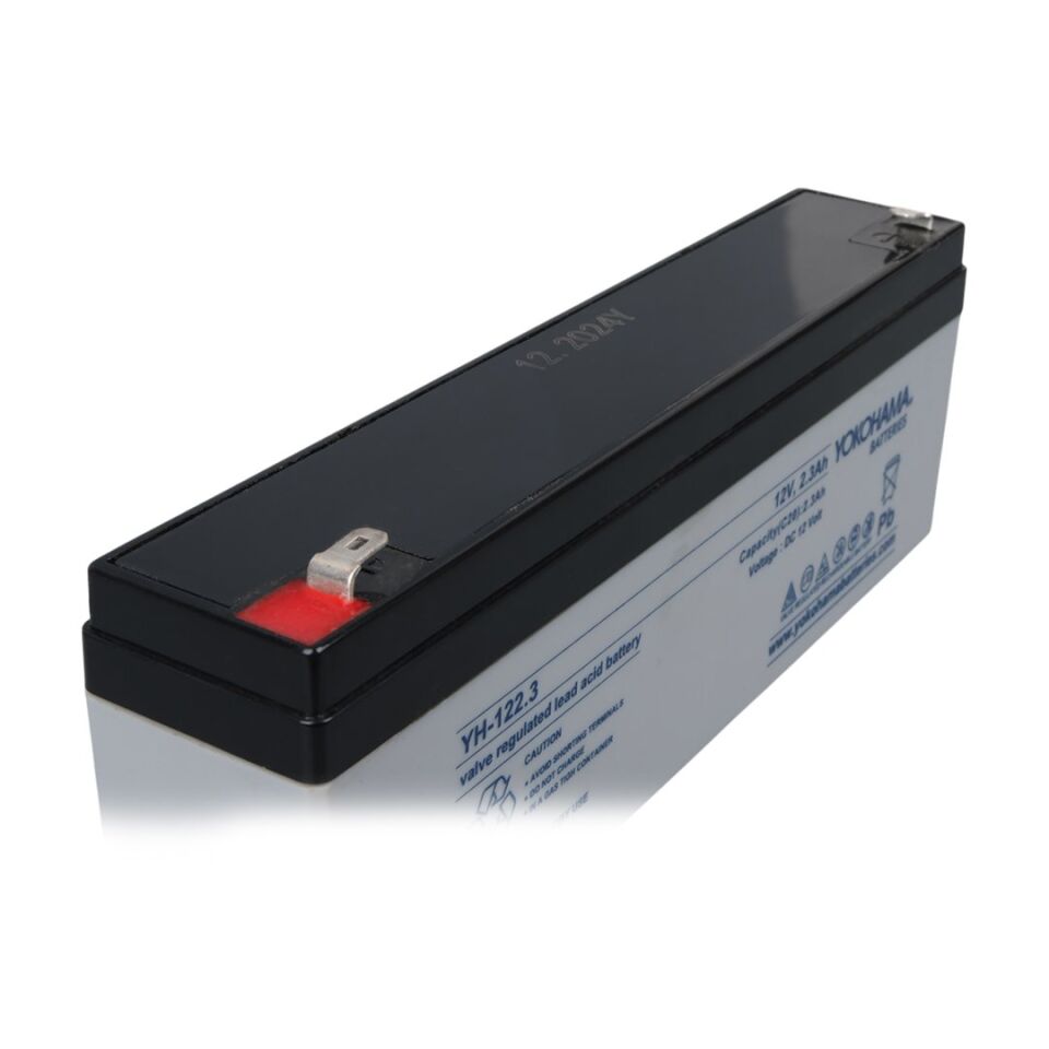 Yokohama YH-122.3 12 Volt - 2.3 Amper Yatık Uzun Akü