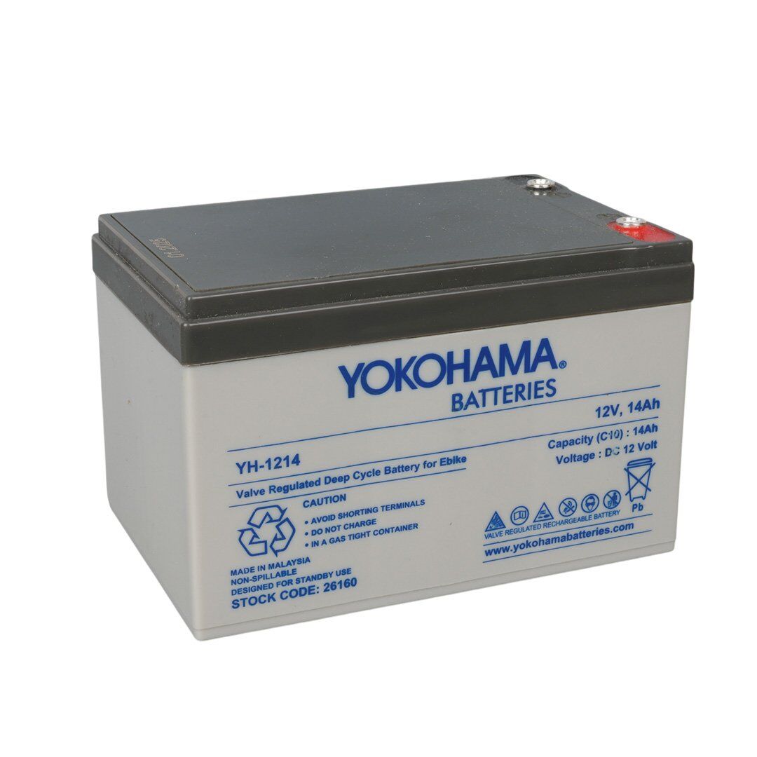 Yokohama YH-121.4 12 Volt 14 Amper Elektrikli Bisiklet Aküsü