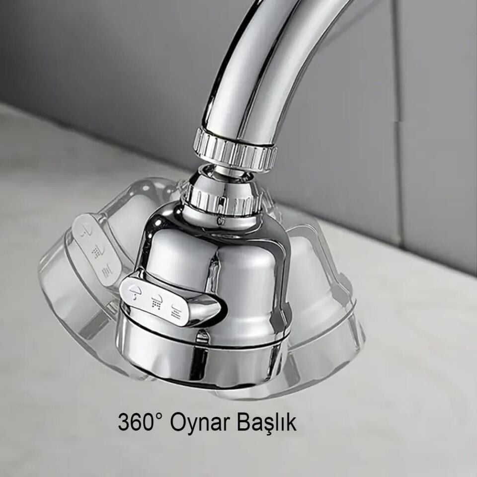 Sunup SN-27115 3 Kademeli Tasarruflu Musluk Başlığı