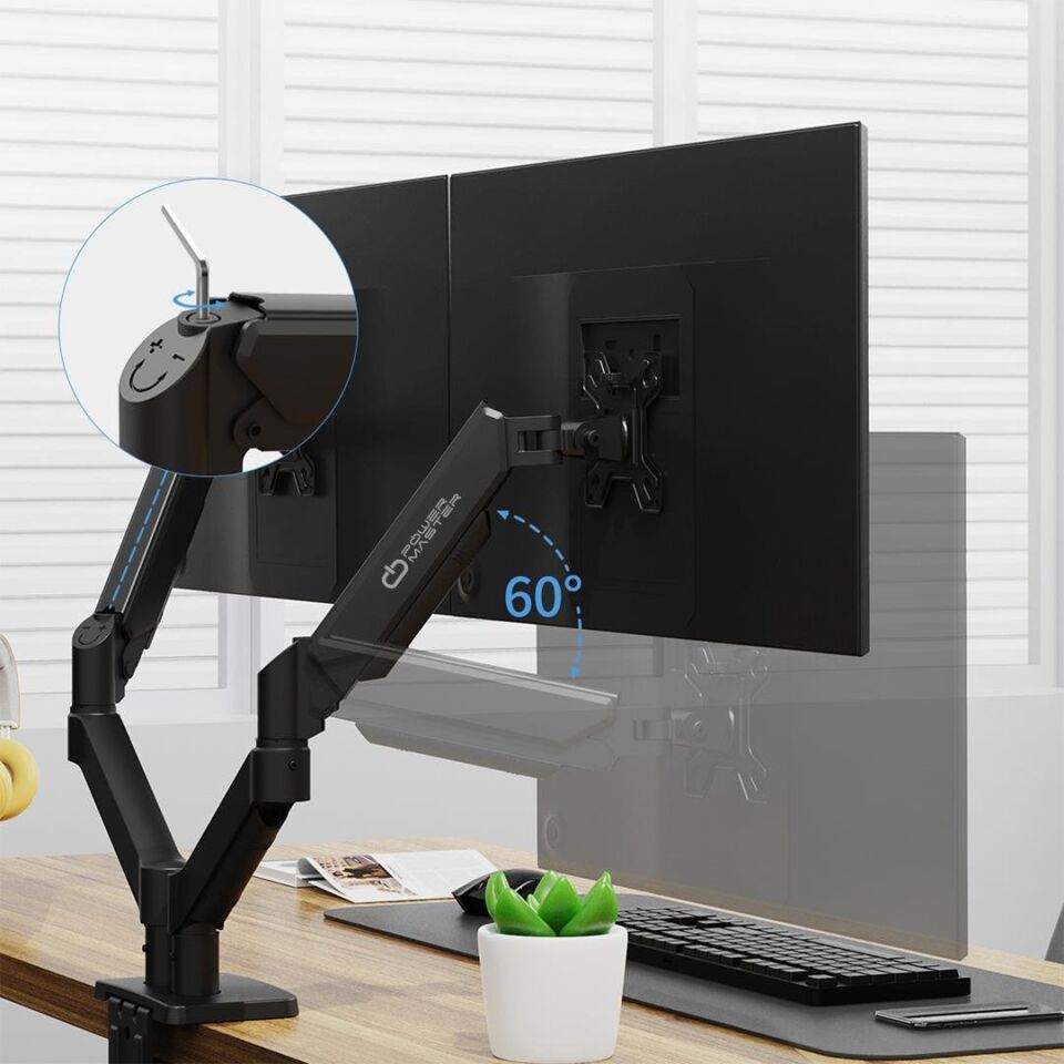 Powermaster 13-32'' Amortisörlü Gaming Monitör Tutucu