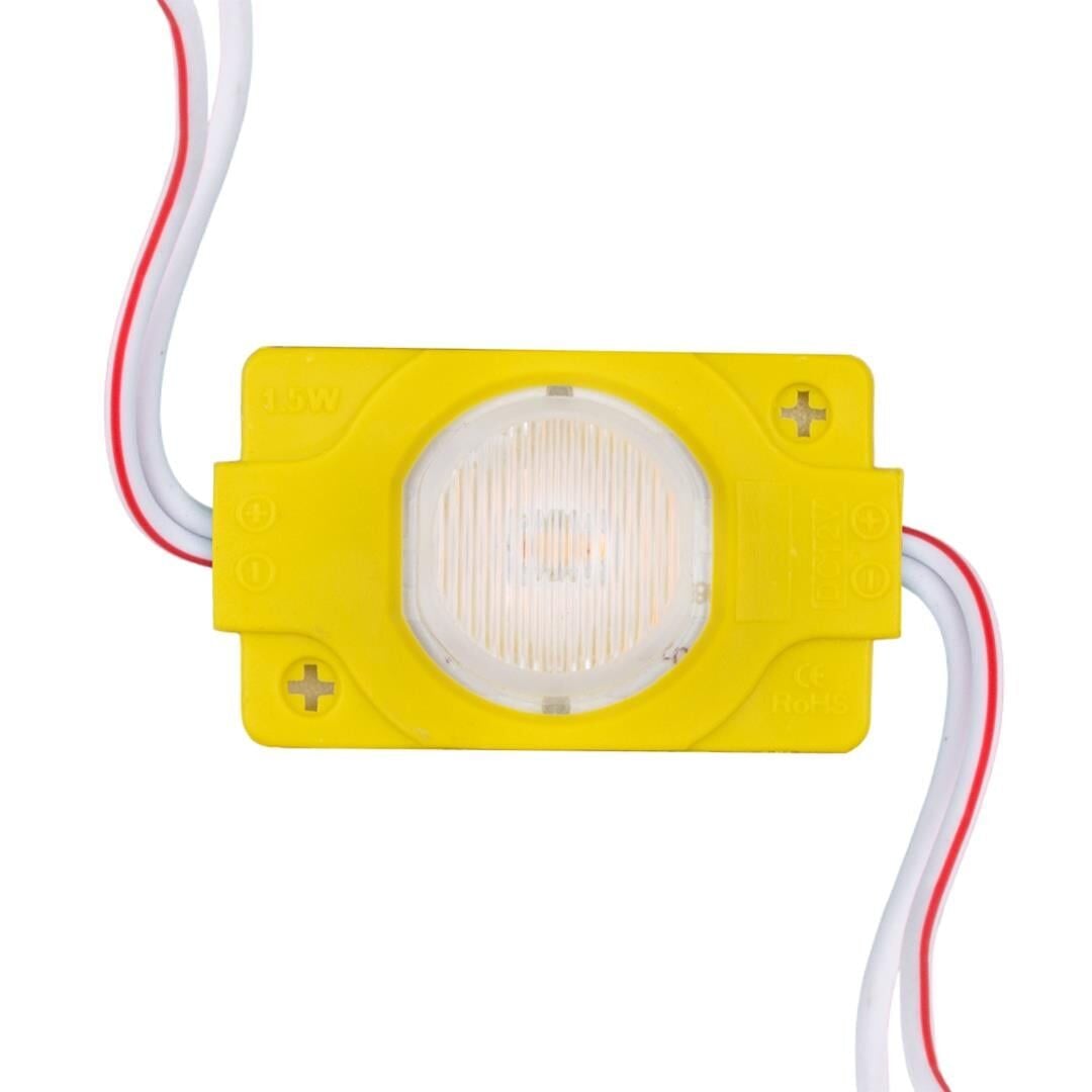 Powermaster 40X30 Mm 12 Volt 1.5 Watt Sarı Renk Modül LED