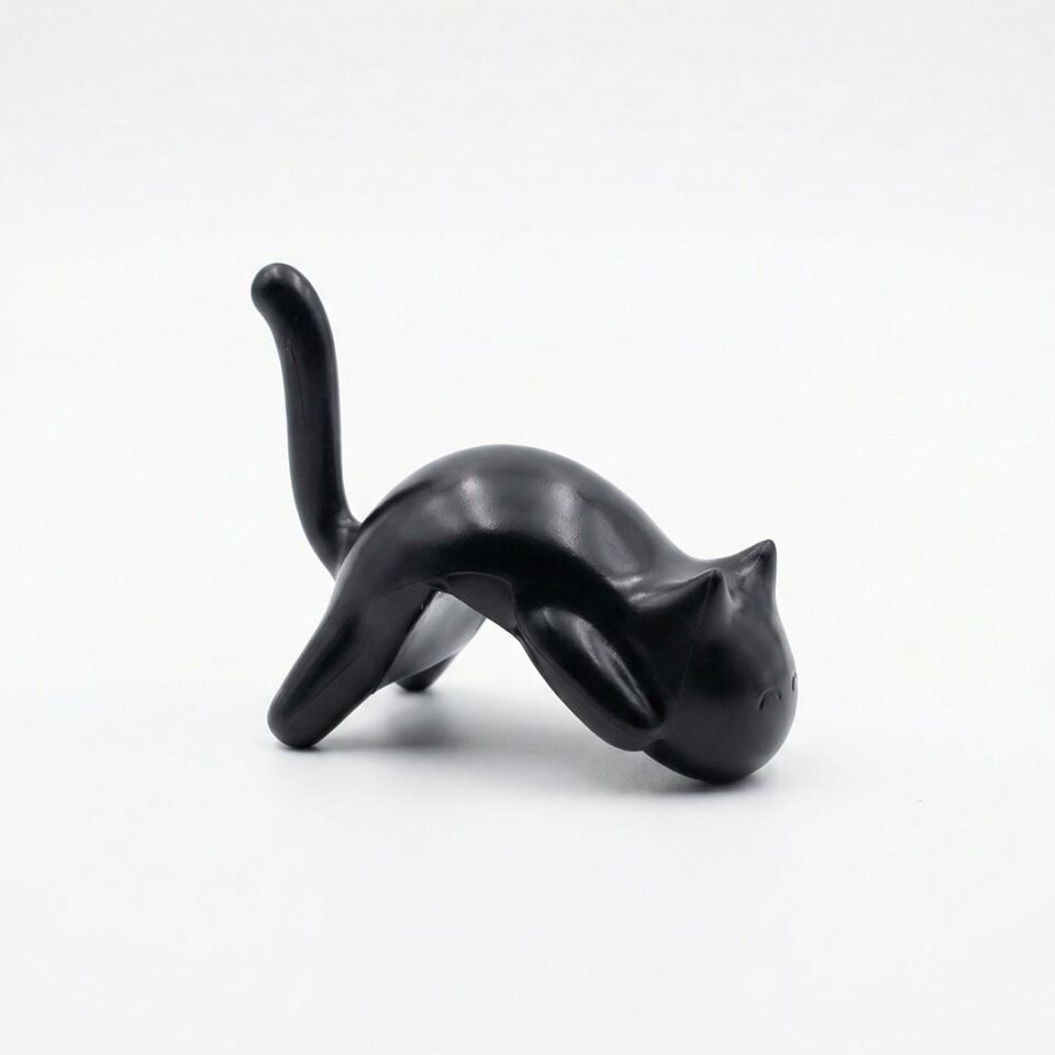 Sunup SN-29184 Kedi Figürlü Yapışkanlı Köşe Askılık