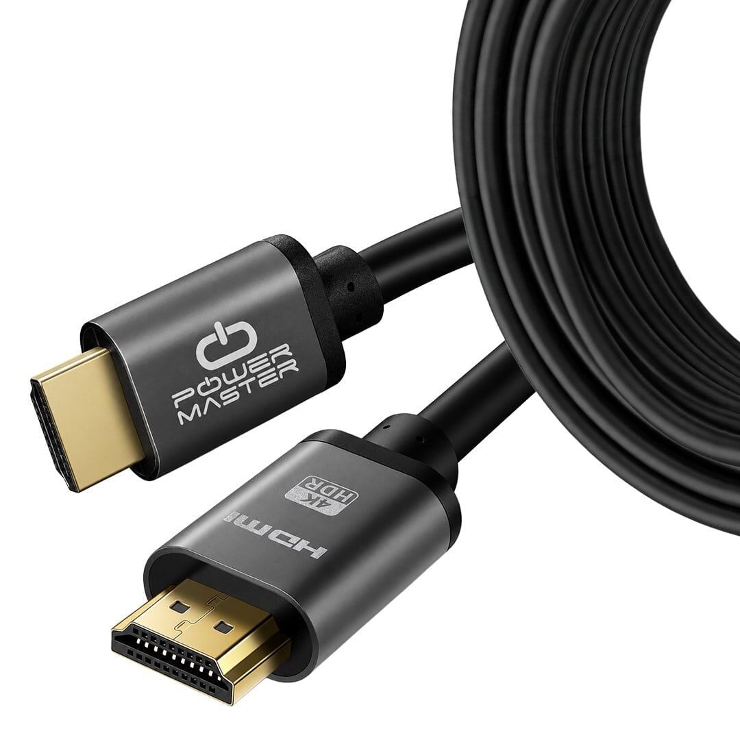 Powermaster PM-39207 20 Metre 4K 60Hz Metal Başlıklı HDMI Kablo