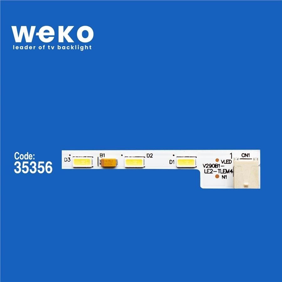 Wkset-5632 35356X1 V290B1-Le1-Tlem5  1 Adet Led Bar (24Led)