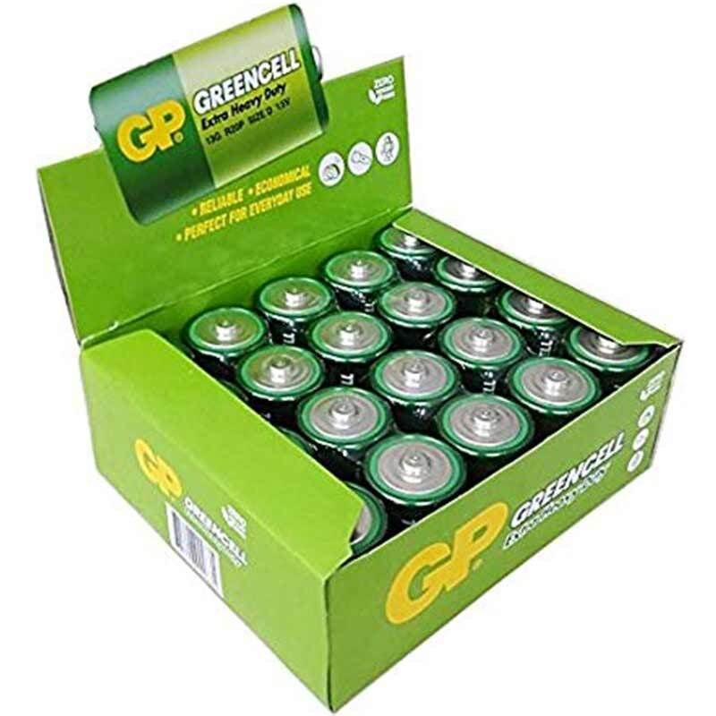 GP 13G 2S2 R20 D Boy Büyük Pil (20'li Paket)