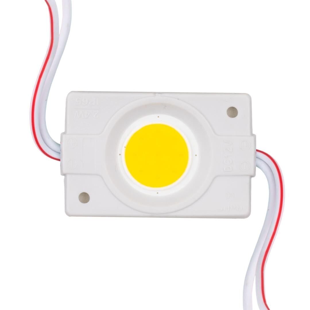 Powermaster 40X22 Mm 12 Volt 2.4 Watt Beyaz COB Modül LED