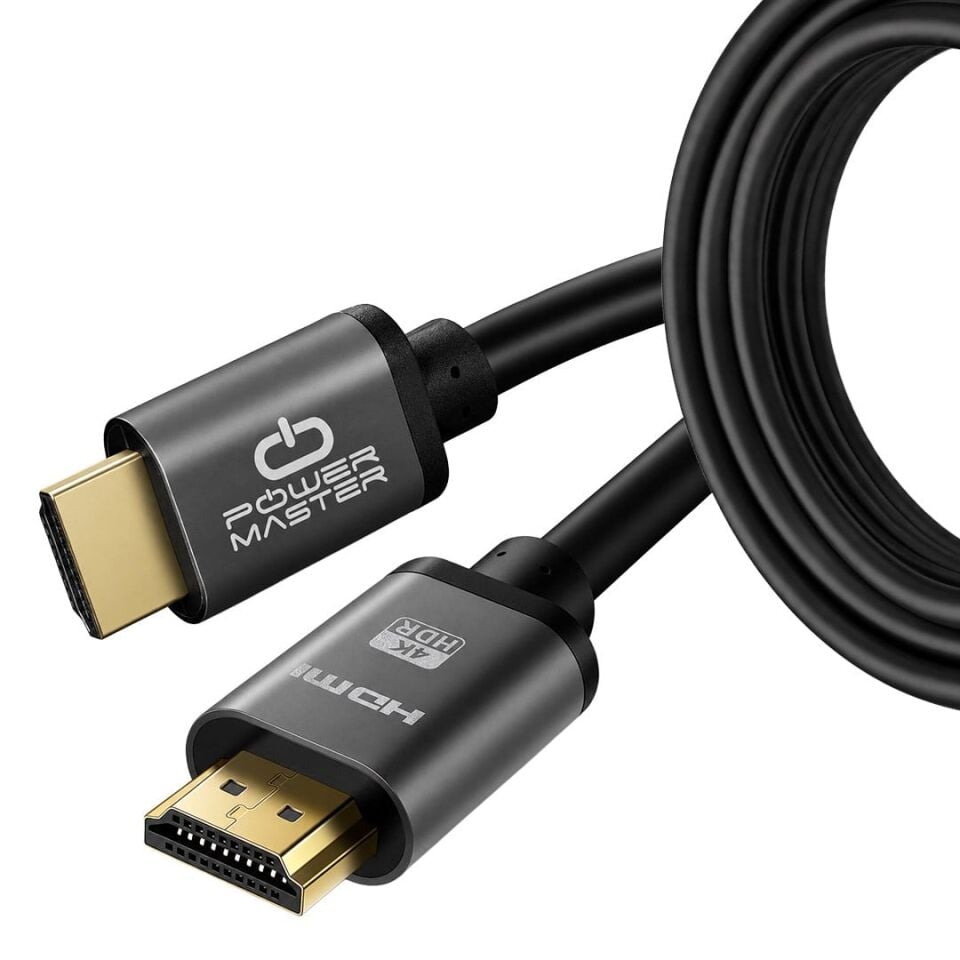 Powermaster PM-39204 5 Metre 4K 60Hz Metal Başlıklı HDMI Kablo