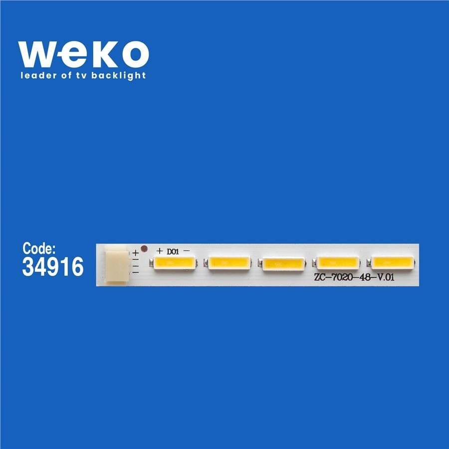 Wkset-5637 34916X1 Zc-7020-48-V0.1 1 Adet Led Bar (48Led)