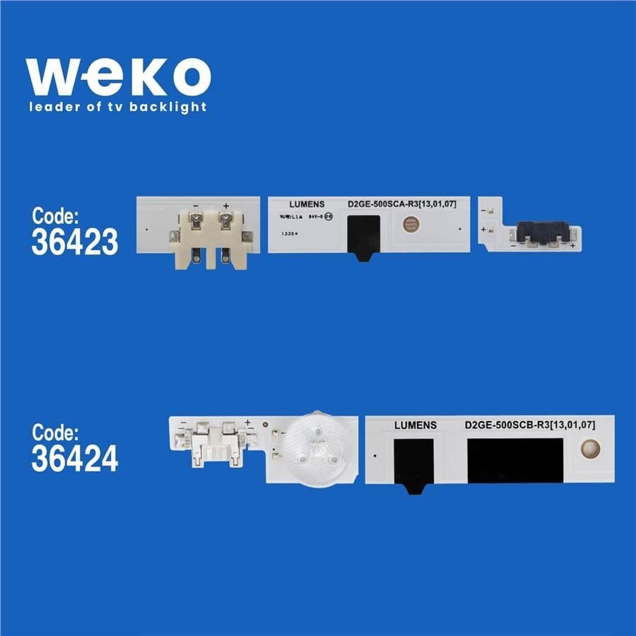 Wkset-5638 36423X9 36424X9 D2ge-500Sc-R3 2013Svs50f 18 Adet Led Bar