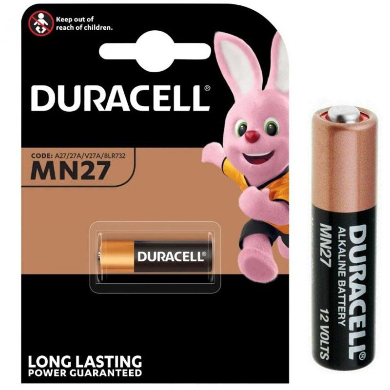 Duracell MN27 - 27A 12 Volt Pil (Tekli Paket)