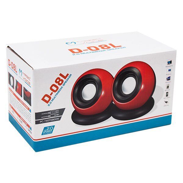 MagicVoice D-08L 1+1 USB Mini Oval Hoparlör