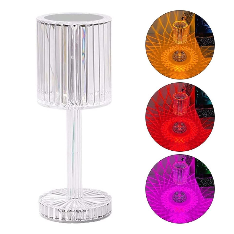 Powermaster HA-1788 Dekoratif RGB Led'li Masa Lambası