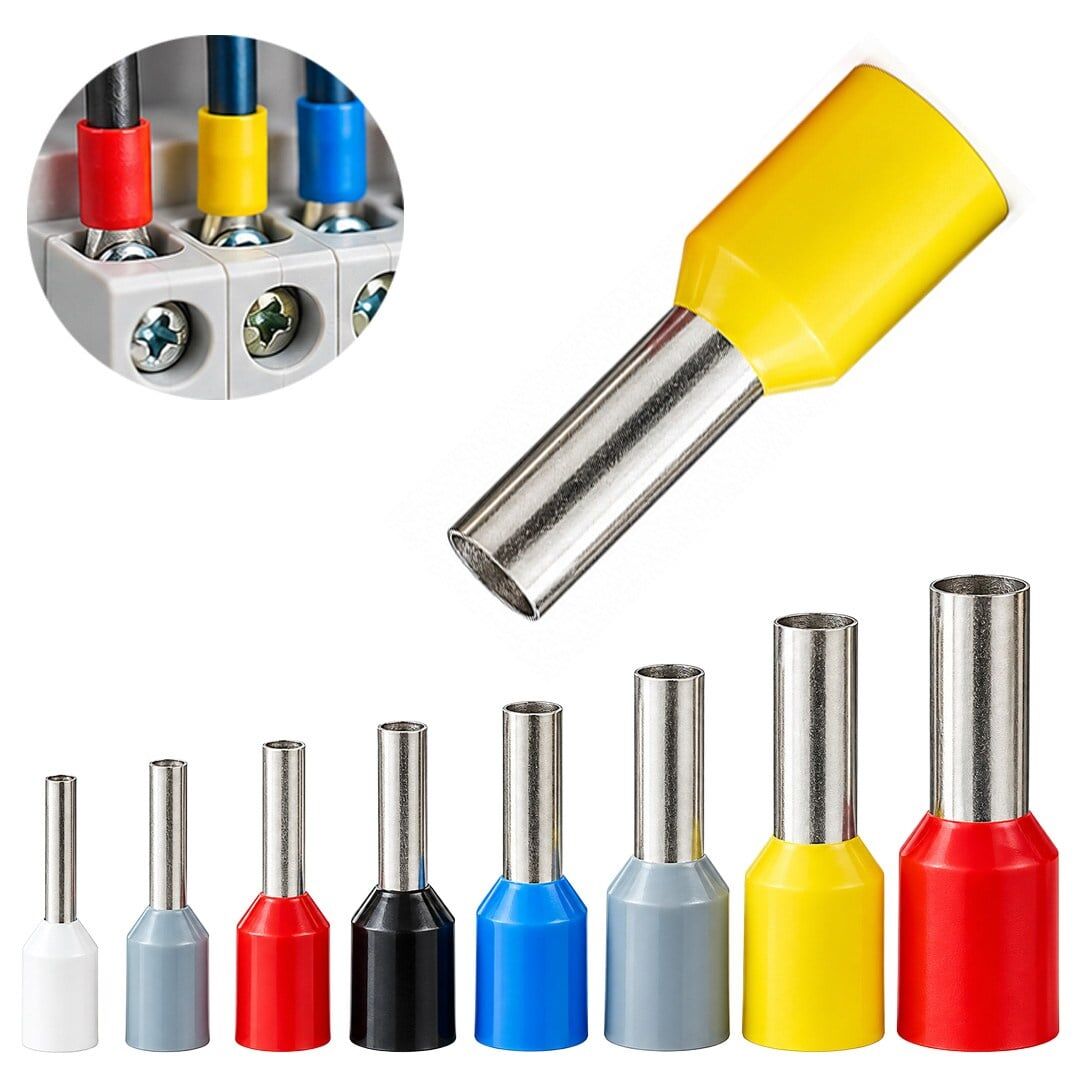 Powermaster PM-39089 6.00Mm Sarı İzoleli Kablo Ucu Sıkma Yüksük Terminali