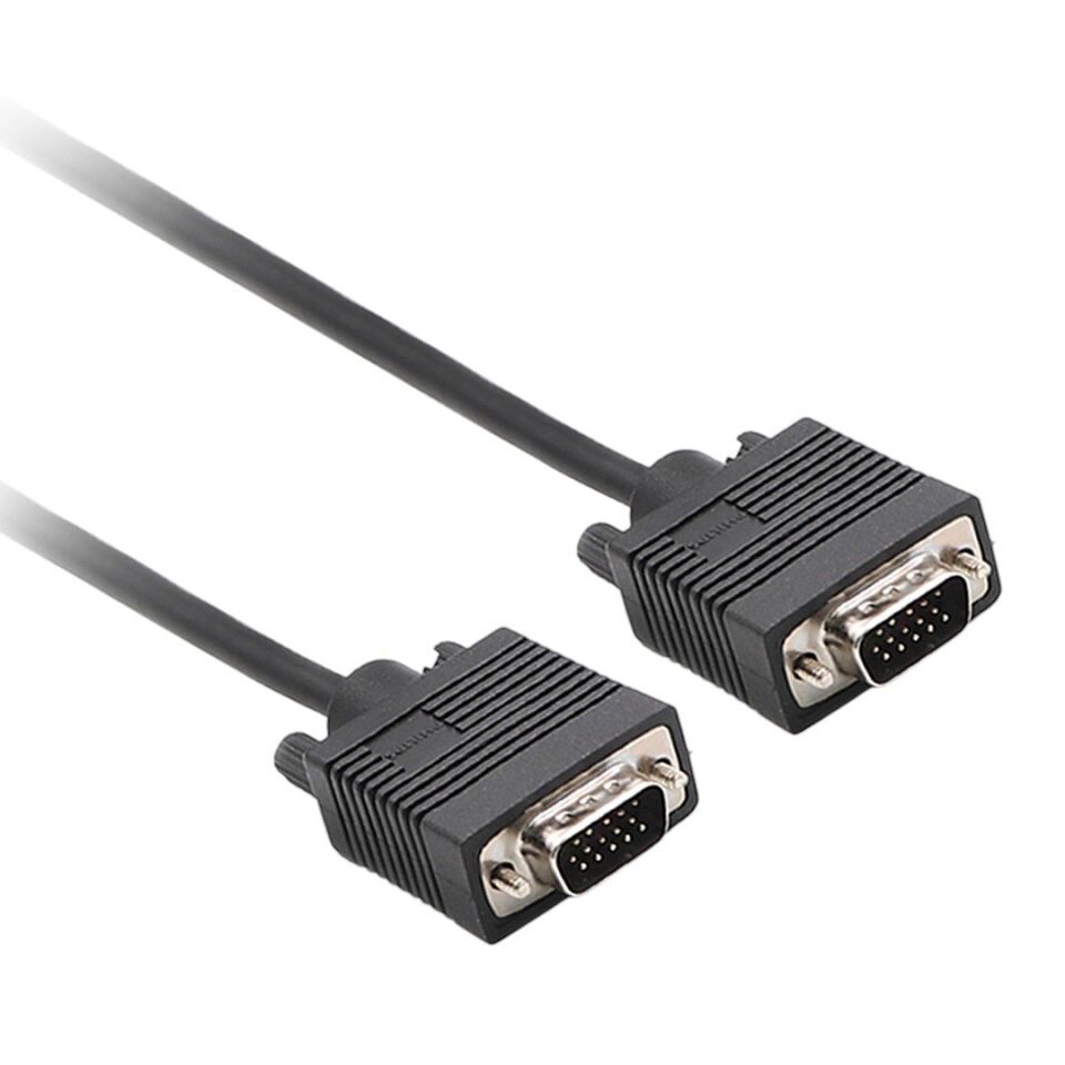 Philips Siyah 3+6 Erkek-Erkek 15 Pin 10 Metre VGA Kablo