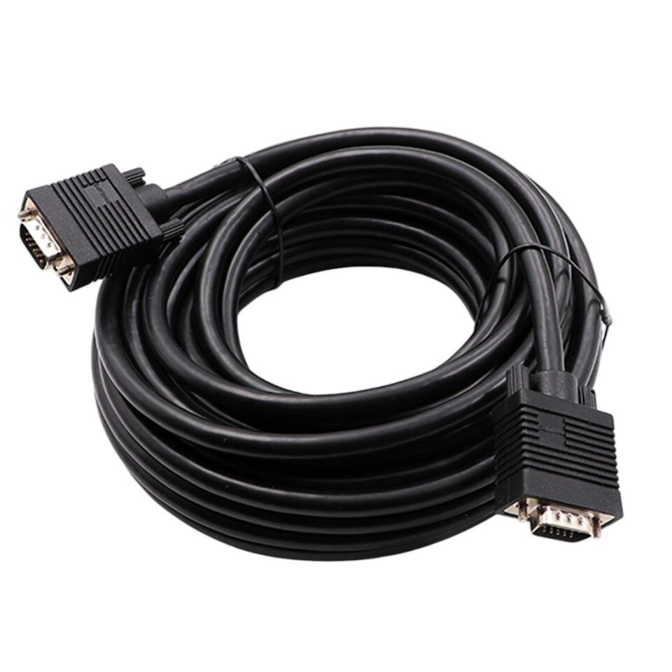 Philips Siyah 3+6 Erkek-Erkek 15 Pin 10 Metre VGA Kablo