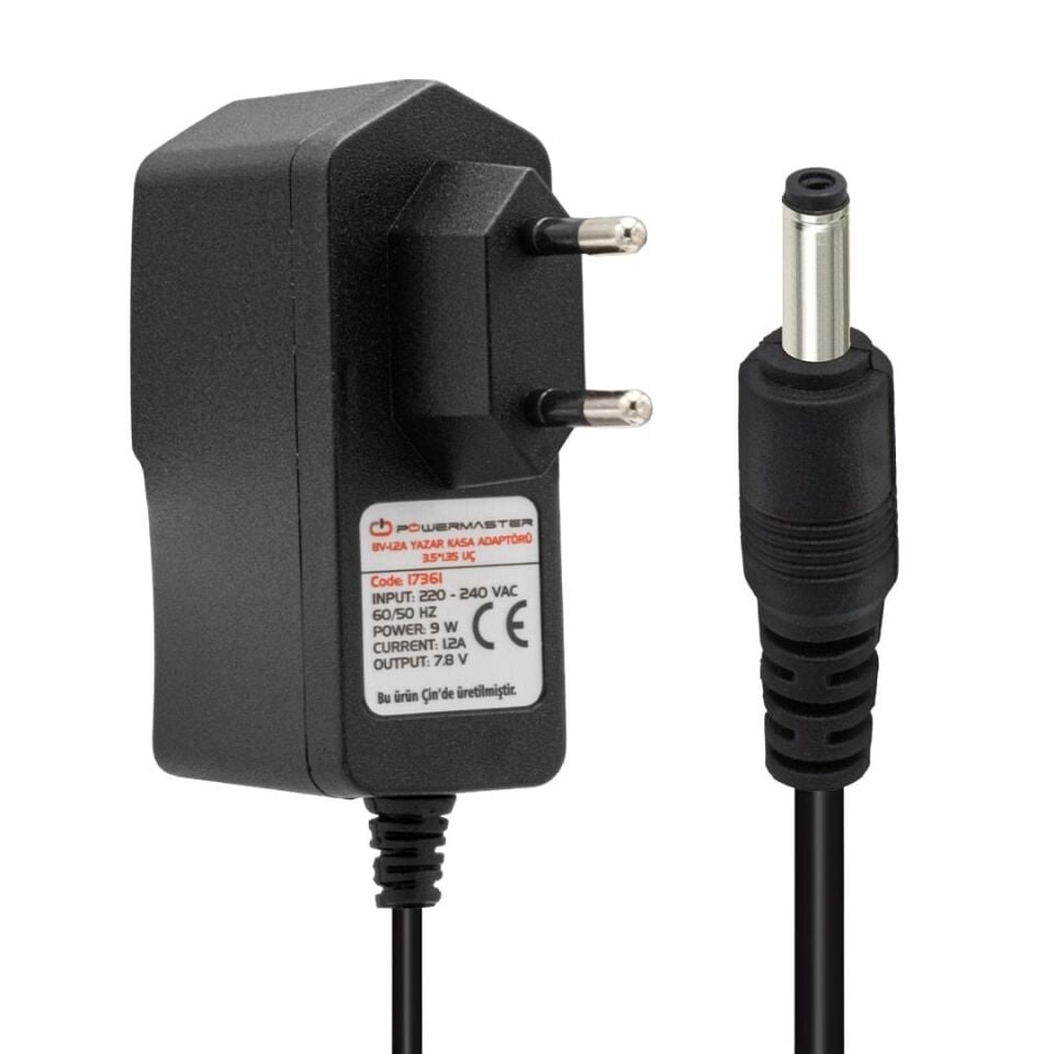 Powermaster PM-17361 7.8 Volt 1.2 Amper Adaptör