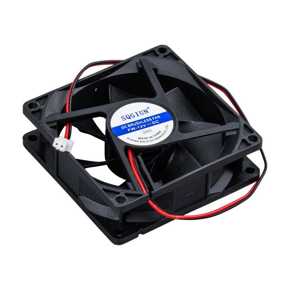 PowerMaster IC-216 80X80X25 mm 12 Volt DC 2 Pin Fan