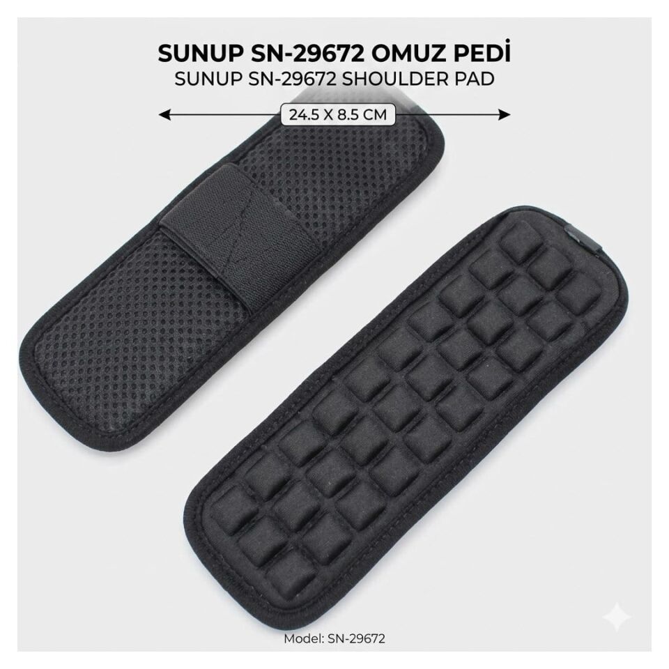 Sunup SN-29673 Çanta Askı Omuz Destek Pedi 33X8.8Cm