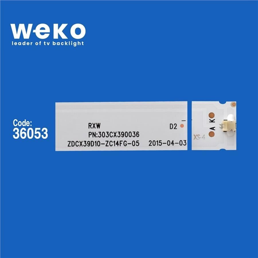 Wkset-5659 36053X4 Hl-00390A28-1001S-01 A0 - 180.Dt0.391800-1H 4 Adet Led Bar