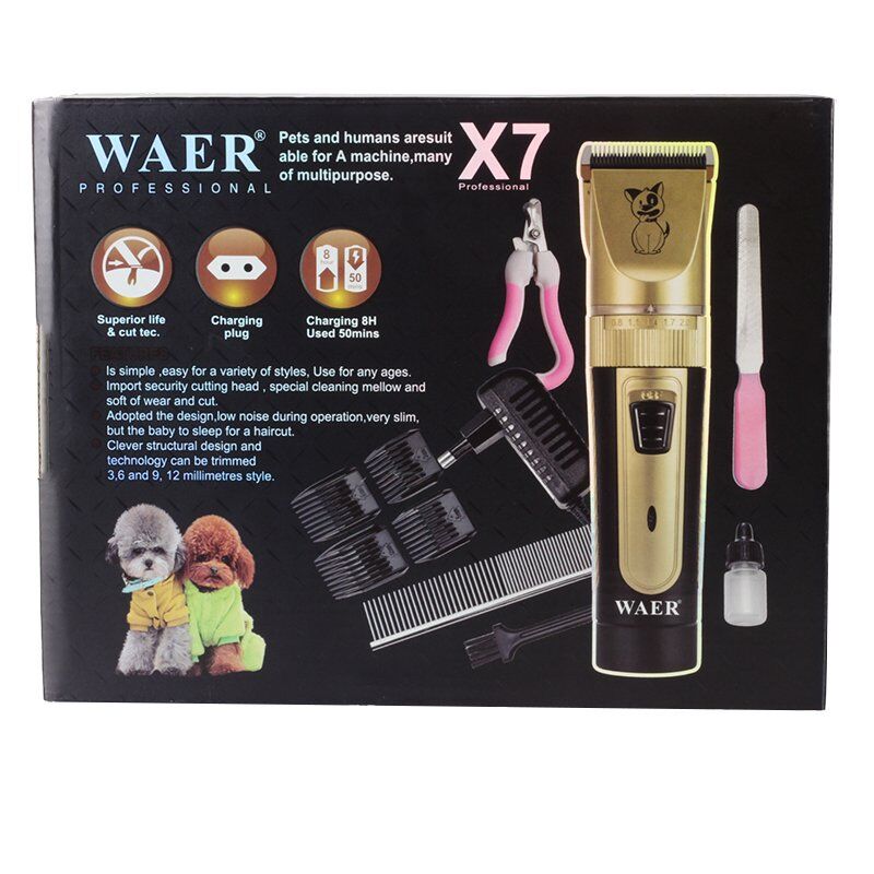 Waer WA-08158 Profesyonel Şarjlı Saç Ve Sakal Traş Makinesi