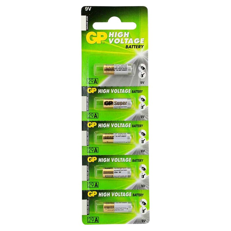 GP 29A Alkalin 9V Alarm Pili (5'li Paket)