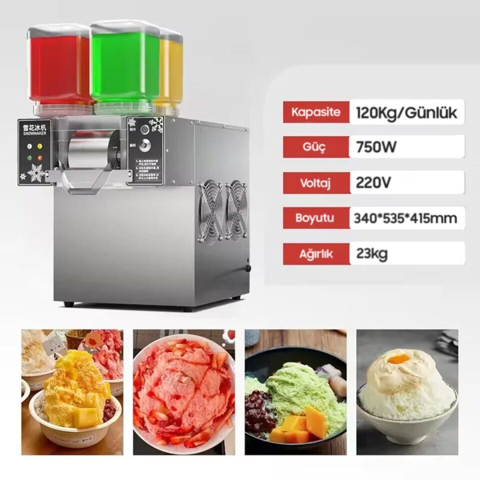 Jwbetter Kokteyl - Buz Kar Yapma Makinesi Ticari AC220V