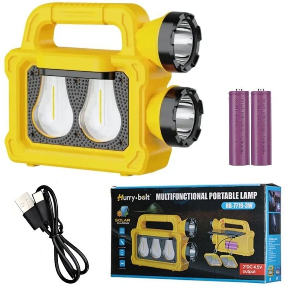 Powermaster PM-26930 Solar Panelli Led Kamp Feneri