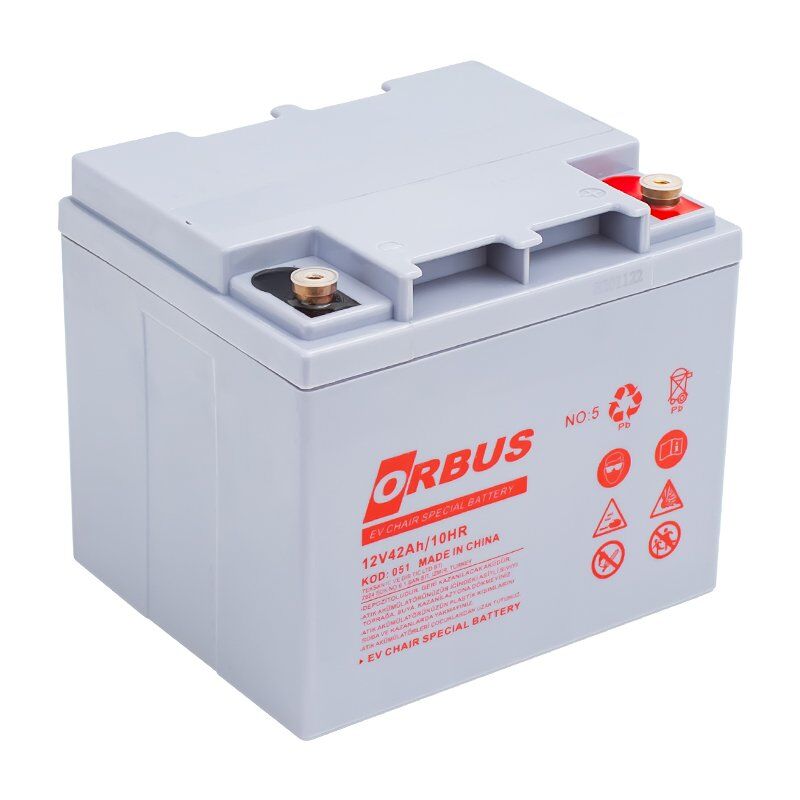 Orbus 12 V 42 A Engelli Araç Aküsü (197x165x175 Mm)