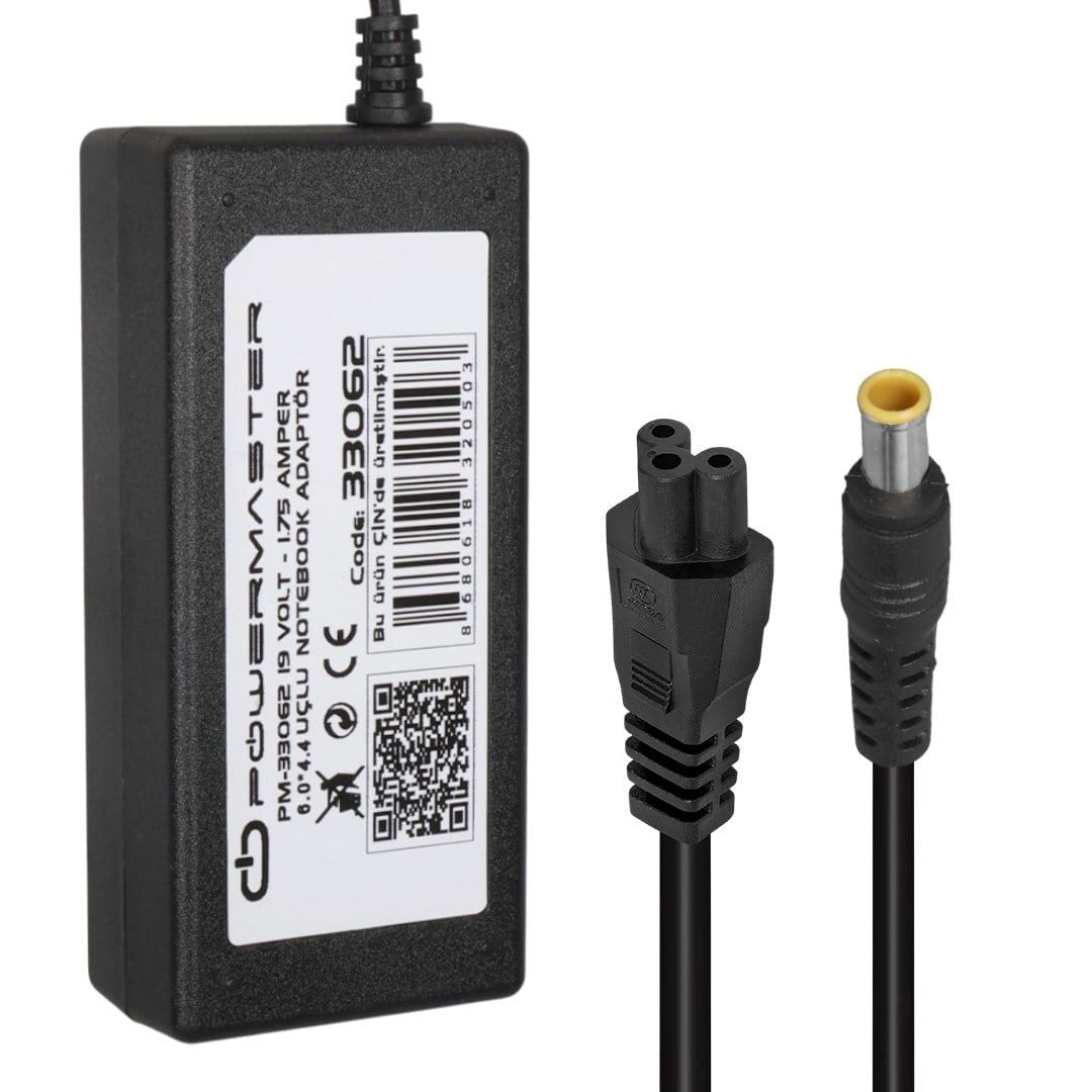 Powermaster PM-33062 19 Volt 1.75 Amper Notebook Adaptörü