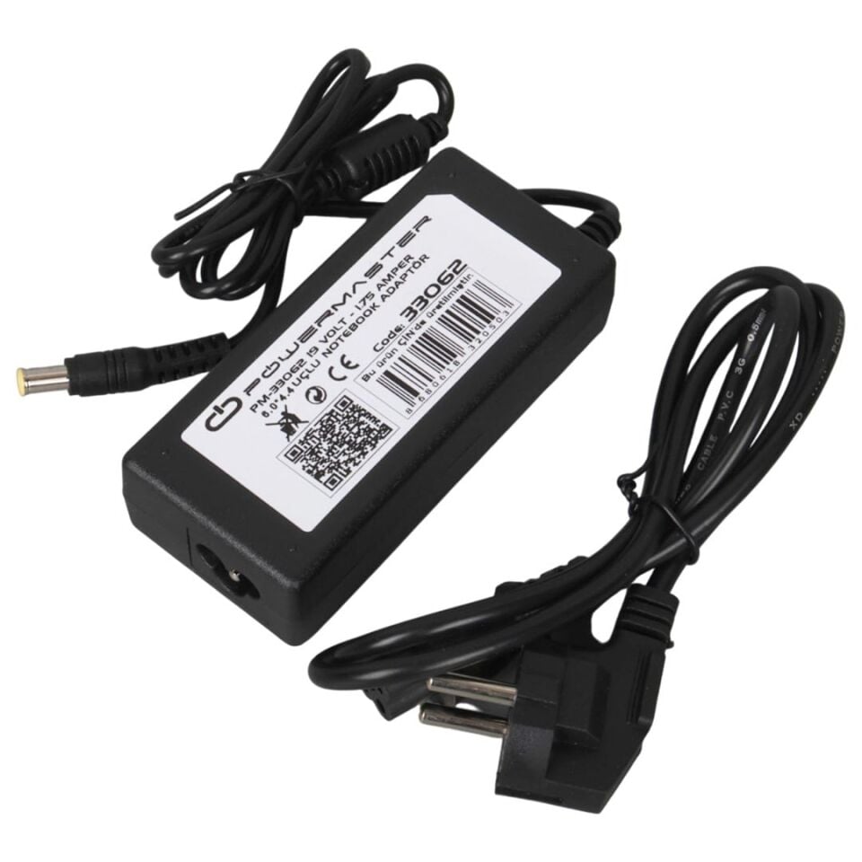 Powermaster PM-33062 19 Volt 1.75 Amper Notebook Adaptörü
